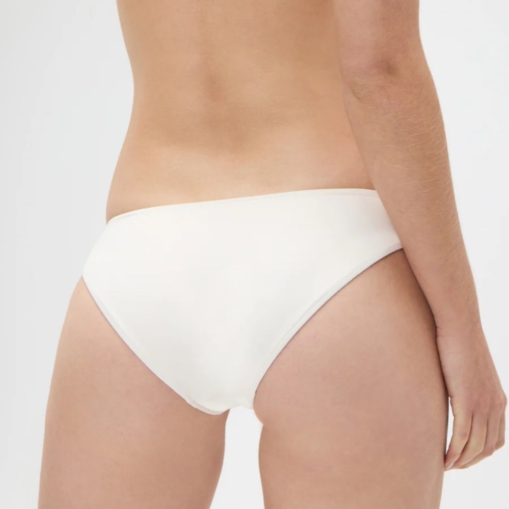 NEW Frankie's Bikinis Catalina Bottom‎ Full Coverage Sunrose Ivory